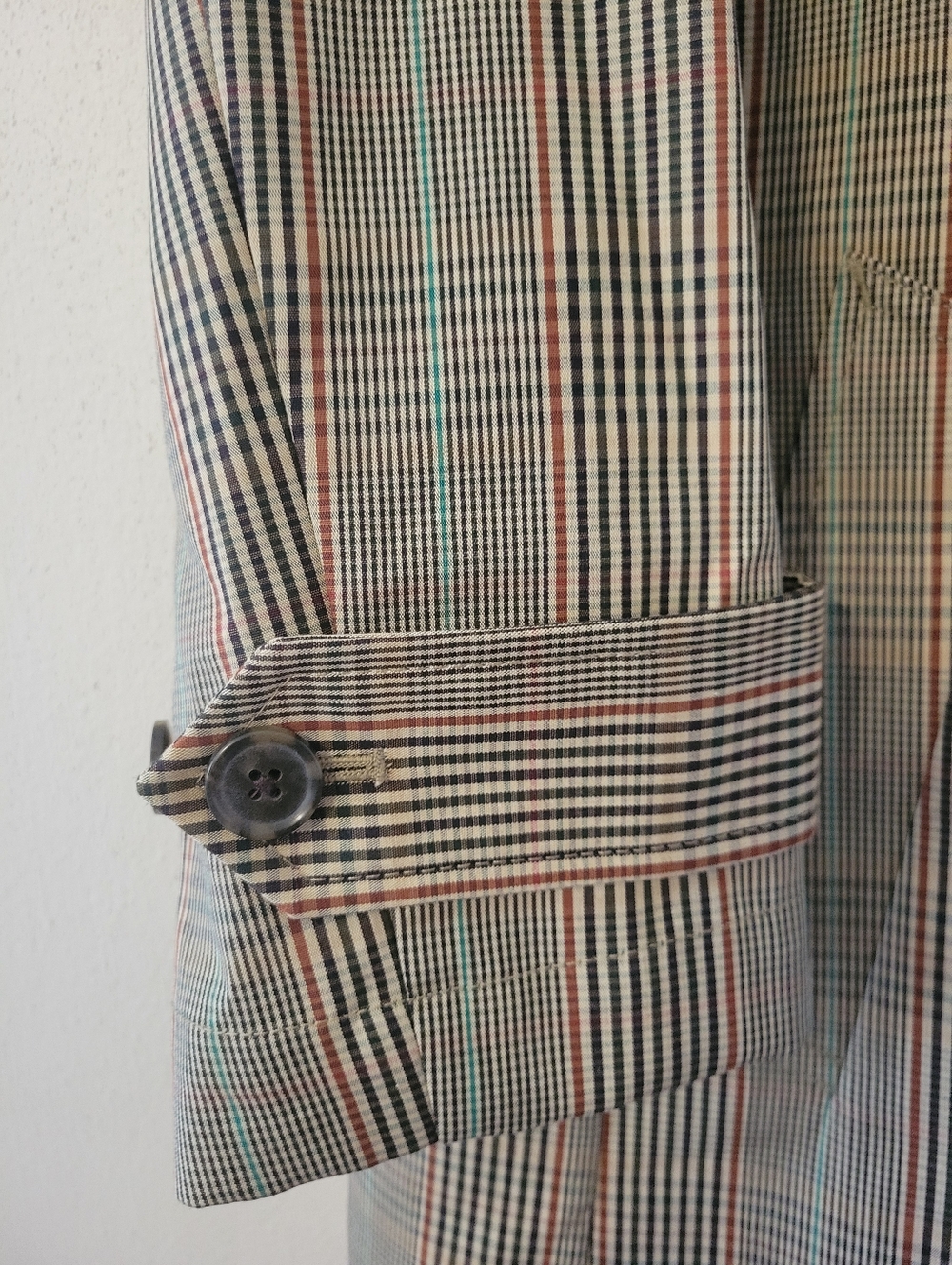 J. Crew Barn Jacket in Plaid Double-faced Cotton - Brown, green, red - Picture 10 of 15